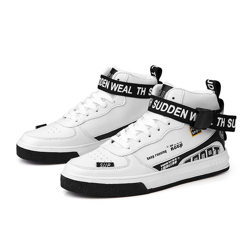 Herrenschuhe in großen Größen High-Top-Schuhe Winter neu dicksohlige vielseitige lässige Sport-Board-Schuhe