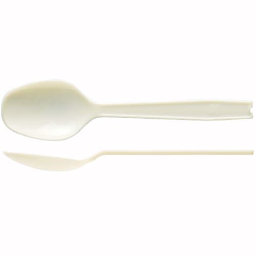 Nagao Disposable Spoons, 14cm, Natural, Individually Wrapped, Set of 100, 3771203