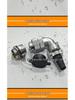 WF28 90° Stecker-Buchse Luftfahrtstecker M28 Vierkantflansch Wasserdicht IP67 Stecker
