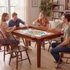 VEVOR Board Game Table 2-in-1 Gaming and Dining Table 1.6 X 1 X 0.76 M, Roomy for 6 Players, with Removable Tabletop, Leather Gaming Mat