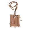 Solid Color Hanging Neck Coin Purse Oxford Cloth Small Storage Bag Hanging Neck Wallet  Zipper Bag