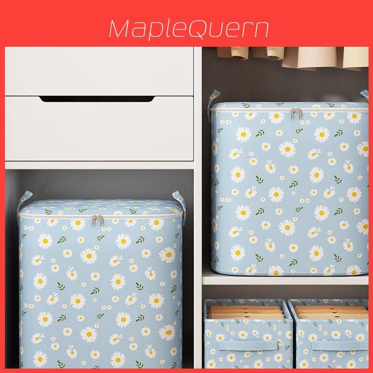 Cotton Quilt Storage Bag With Large Capacity For Bedroom And Moving Organizer