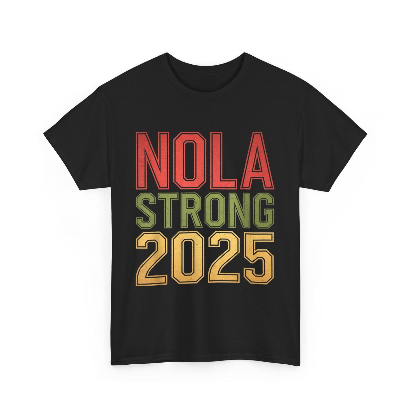

NOLA Strong 2025 Новый Орлеан Устойчивое Сообщество Гордость Футболка Мужская Женская Футболки Топ L