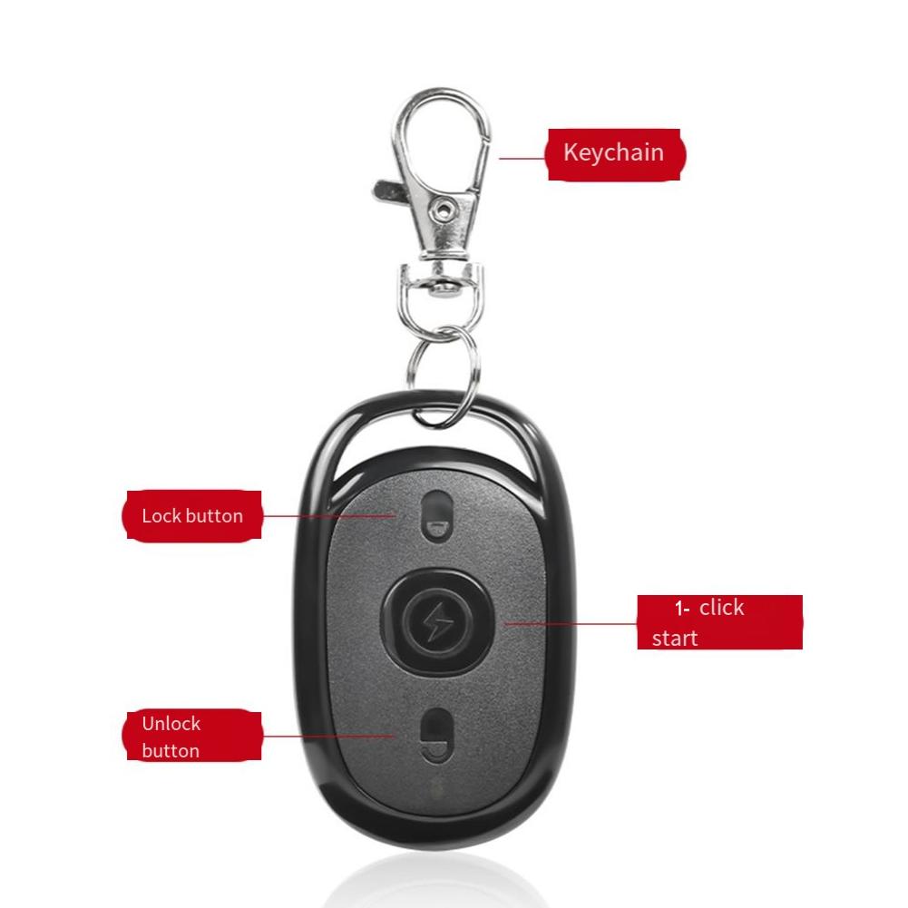 Ebike Dual Remote Control Electric Vehicle Alarm 6-pin Interface