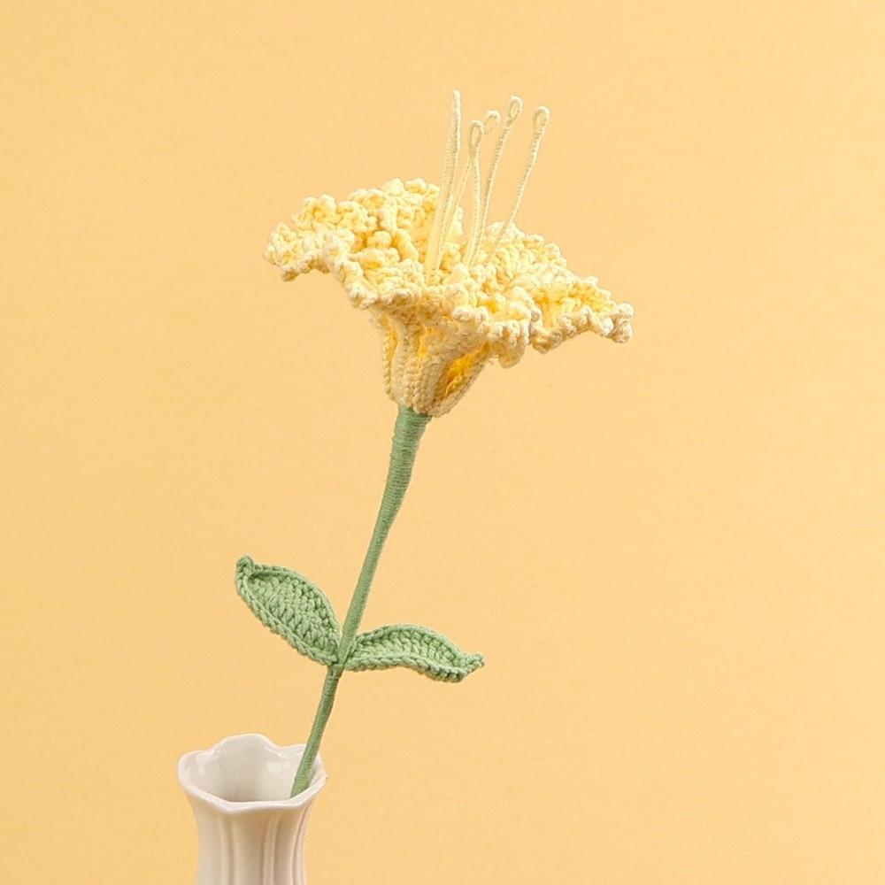 Creative Handmade Crochet Flowers Eternal Flower Anniversary Knitted Flowers Artificial Flowers Mothers Day Gift