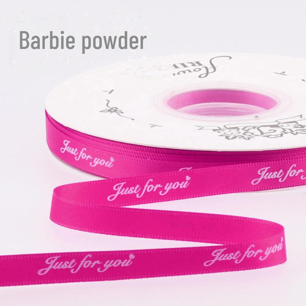 1cm Narrow Printed English Ribbon - Gift, Baking, and Florist Polyester Ribbon