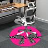 1pc Bowtie, Floral Chair Carpet for Office, Non-slip, Soft and Durable Office Rug for  Decoration, Perfect for Office yy251229118