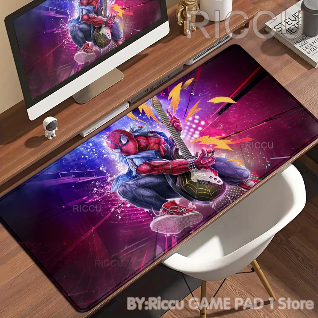 PC Peripherals HD S-Spider Man Mouse Pad Anime Film Rubber Keyboard Mouse Pad Comic Office Desk Laptops Gaming Accessories Mat