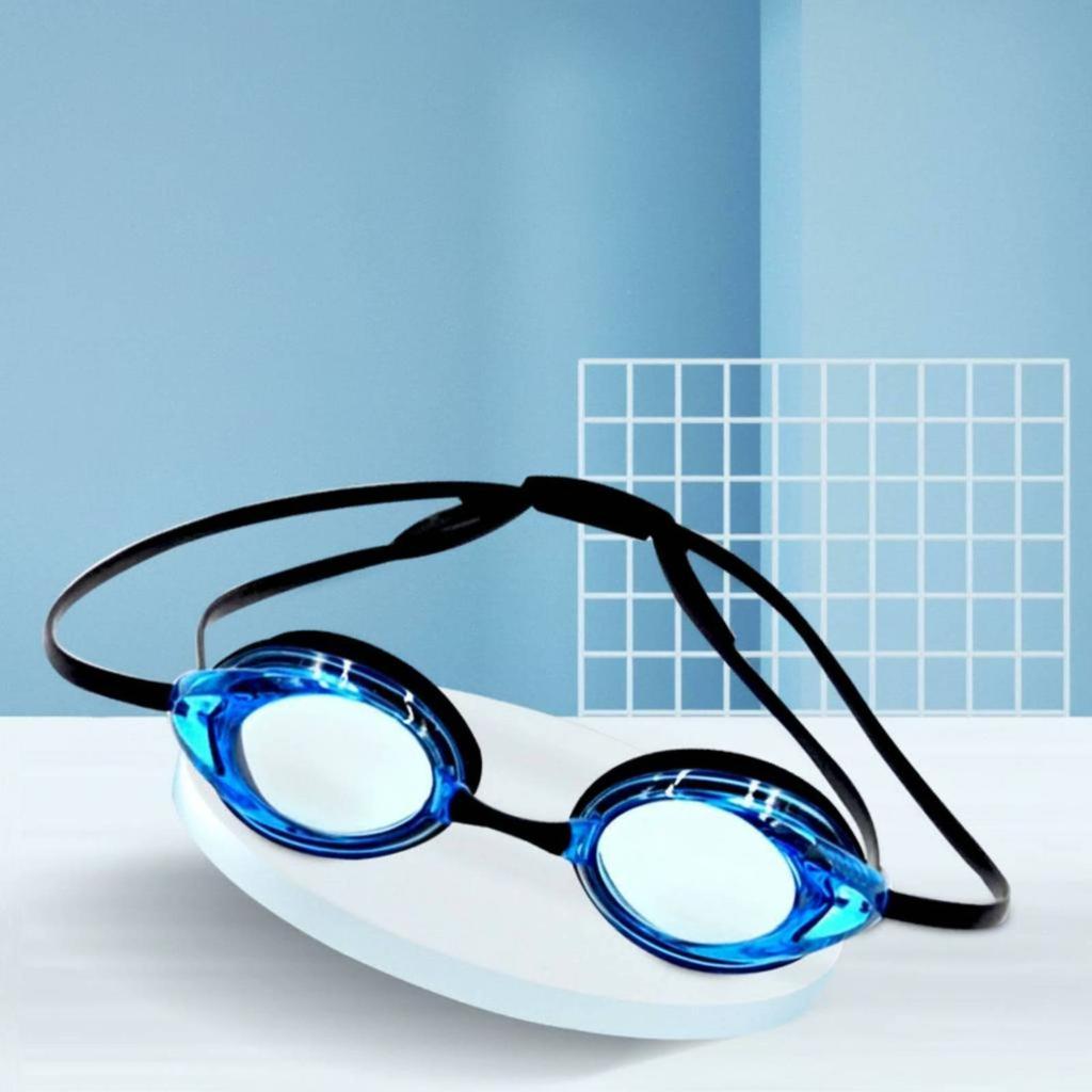 Racing Aquatic Goggles Waterproof Mirrored Performance Goggles Swimming Equipment Hydrodynamic Adjustable Fit for Adults
