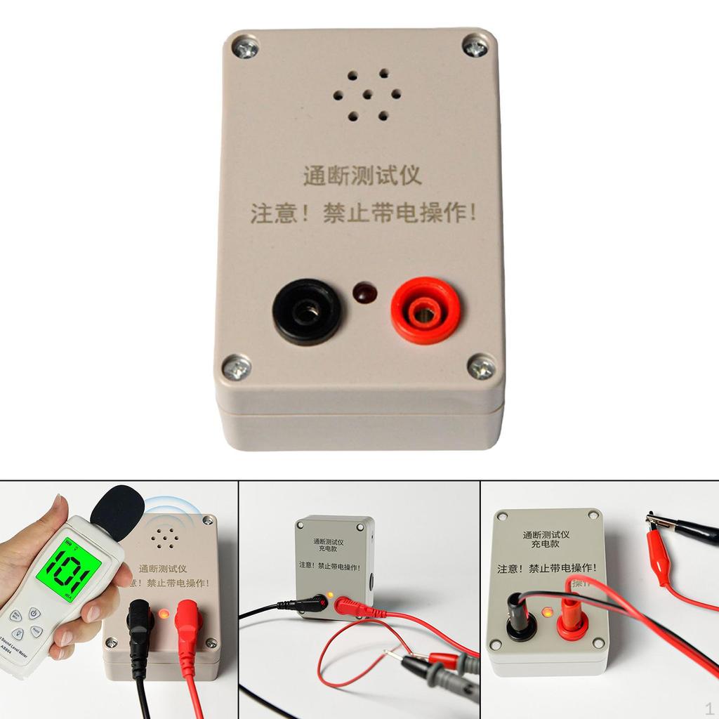 Continuity Meter Testing Measurement PP Housing Versatile with Sound Prompt and LED Indicator for