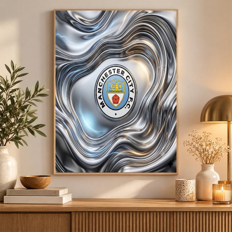 Manchester City Deimantinio Dažymo Rinkinys 5D Pilnas Gręžimas Pasidaryk Pats Deimantinė Mozaika Sienos Menas Namų Dekoras