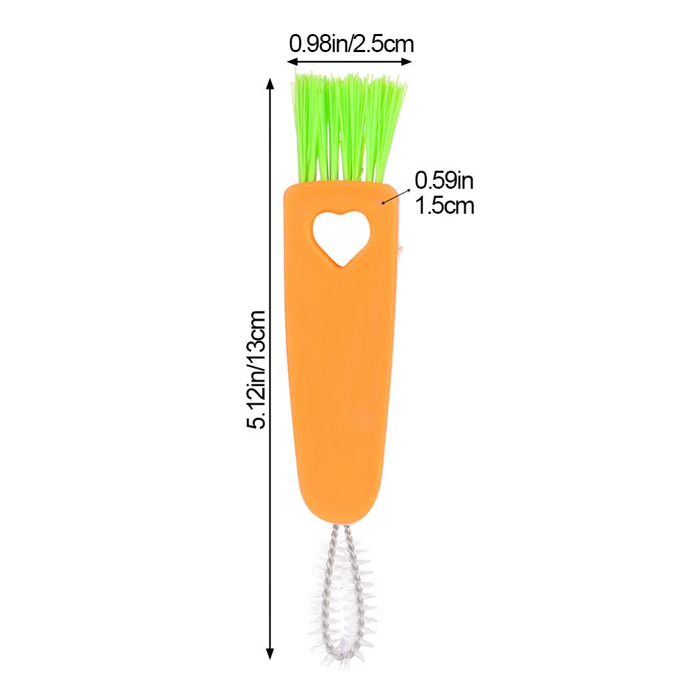 Dust Removal Cleaning Tool Lunch Box Lid Cleaning Brush Rubber Ring Milk Bottle Cleaner Cup Cover