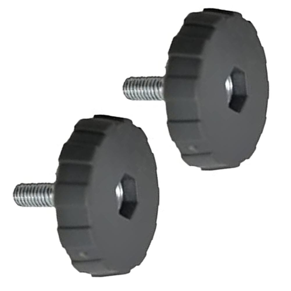 Air Filter Cover Knob Pair Compatible with Various For Brushcutters Perfect Fit for Models Like the 124R Series