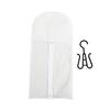 with Hanger Wig Bag Transparent Clothes Dust Cover  for Virgin Hair Weft Clip In Hair Extension