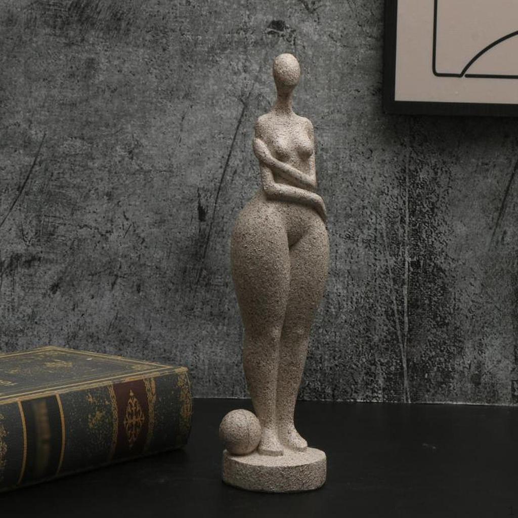 Ženská figurka Umění Ženská socha Ložnicový doplněk Socha tlusté ženy Abstraktní