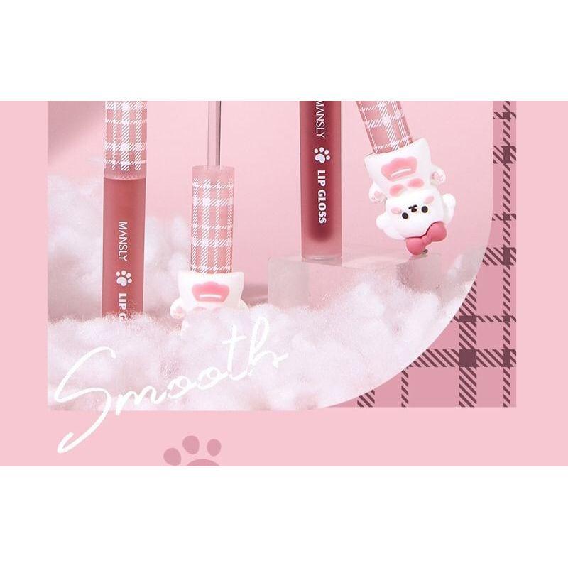MANSLY - Puppy Series Watery Mirror Lip Gloss - 3 Colors