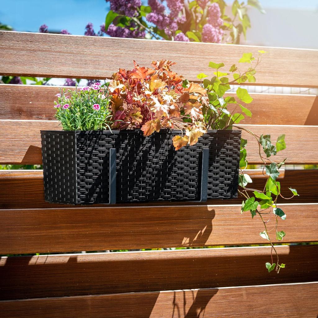 KADAX Flowerpot Balcony Box Handles 19x56cm