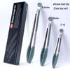 Cross-Border Stainless Steel & Silicone BBQ Grilling Tongs Set – 7", 9", 12"