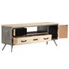 Vidaxl Szafka Pod Telewizor, Lite Drewno Mango I Stal, 120X30X45 Cm