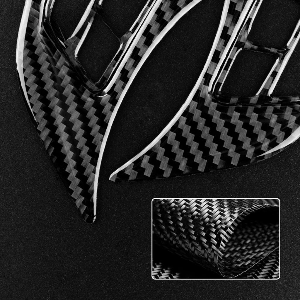 For BMW 1 Series E82 E88 2008-2013 Carbon Steering Frame Lower Chin Cover Anti Scratch Steering Wheel Interior Car Accessories