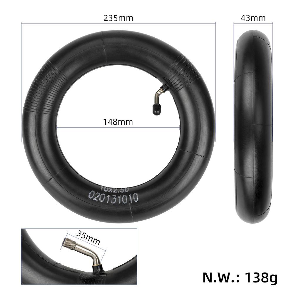 Ulip 10*2.5 Reinforced Inner Tube with 45 Degree