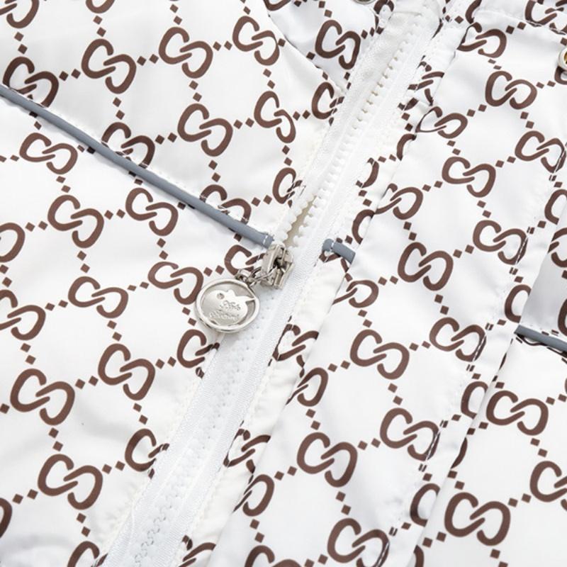 Παιδικό Σετ Μπουφάν με Πουπουλένιο Παλτό και Γούνινο Κολάρο από Αληθινό Ρακούν 1-3 Ετών Αποσπώμενη Πουπουλένια Σαλόπετα με Καβάλο