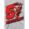 Marvel Childrens/Kids Iron Man 5th Birthday Hoodie