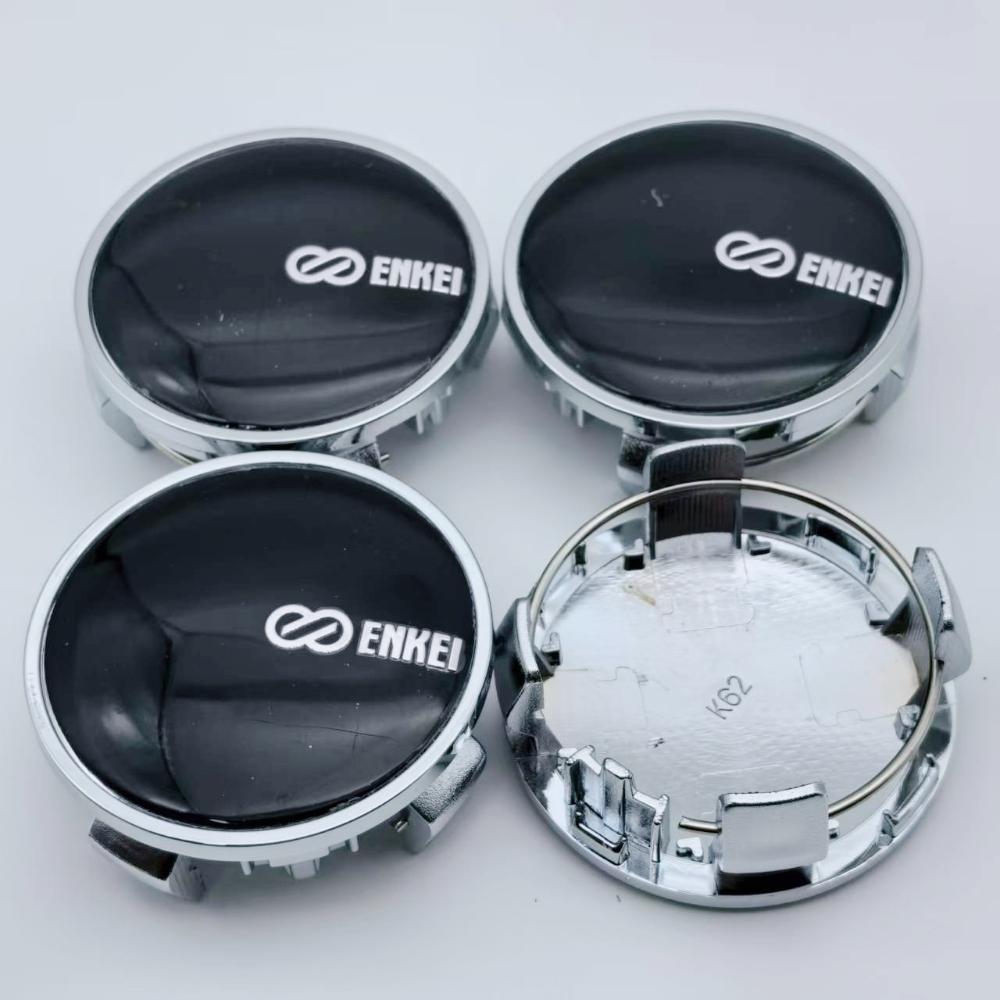 4pcs 62MM Wheel Center Caps Hub Enkei Racing Car Styling Dust Rims Cover Emblem Badge for Toyota Car Accessories ENKEI Badge&4pcs 62mm Wheel Caps