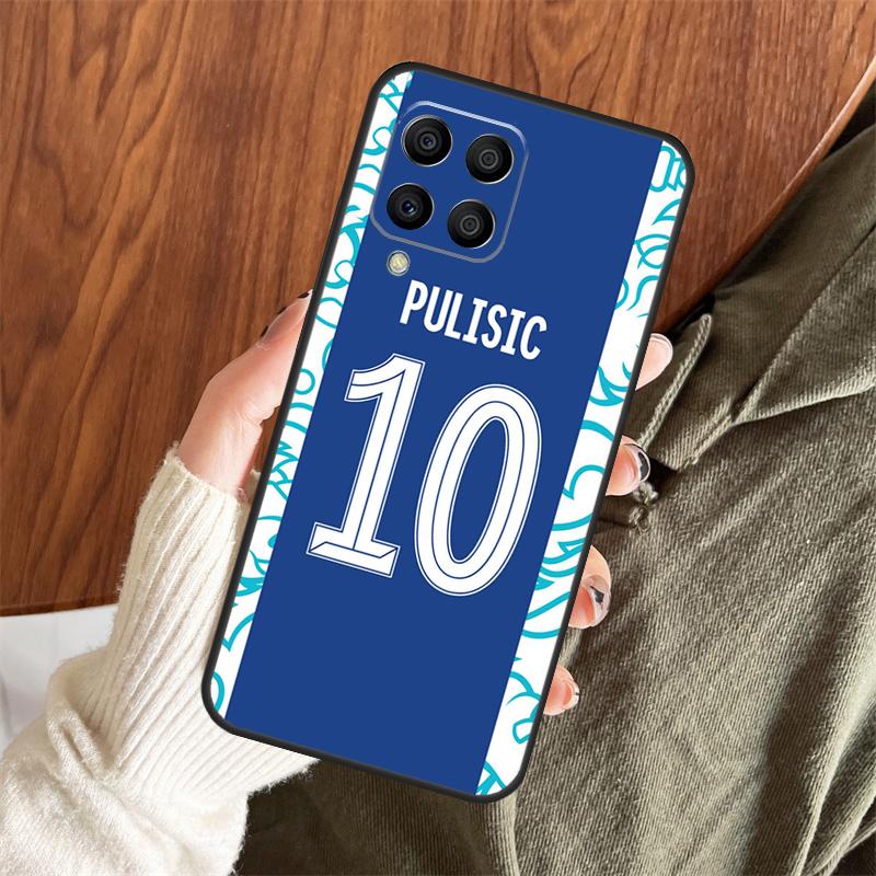 Football Player Number Lucky Case For Samsung Galaxy M53 M33 M23 M13 M14 M54 M11 M21 M31 M51 M12 M22 M32 M52 M31s Coque