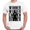 Gewinner Gewinner Hähnchen Abendessen Cool Ideales Geschenk Unisex T-Shirt 2411
