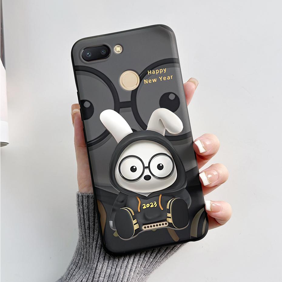 For Xiaomi Redmi 6 Case Redmi 6A Cute Cartoon Frog Back Cover Silicone Soft Phone Case For Xiaomi Redmi 6 6A Redmi6 Coque Bumper