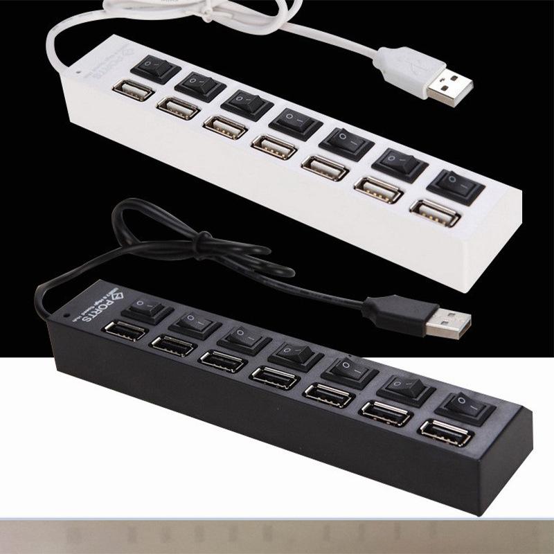High-Speed 7-Port USB 2.0 Hub Switch & Extender