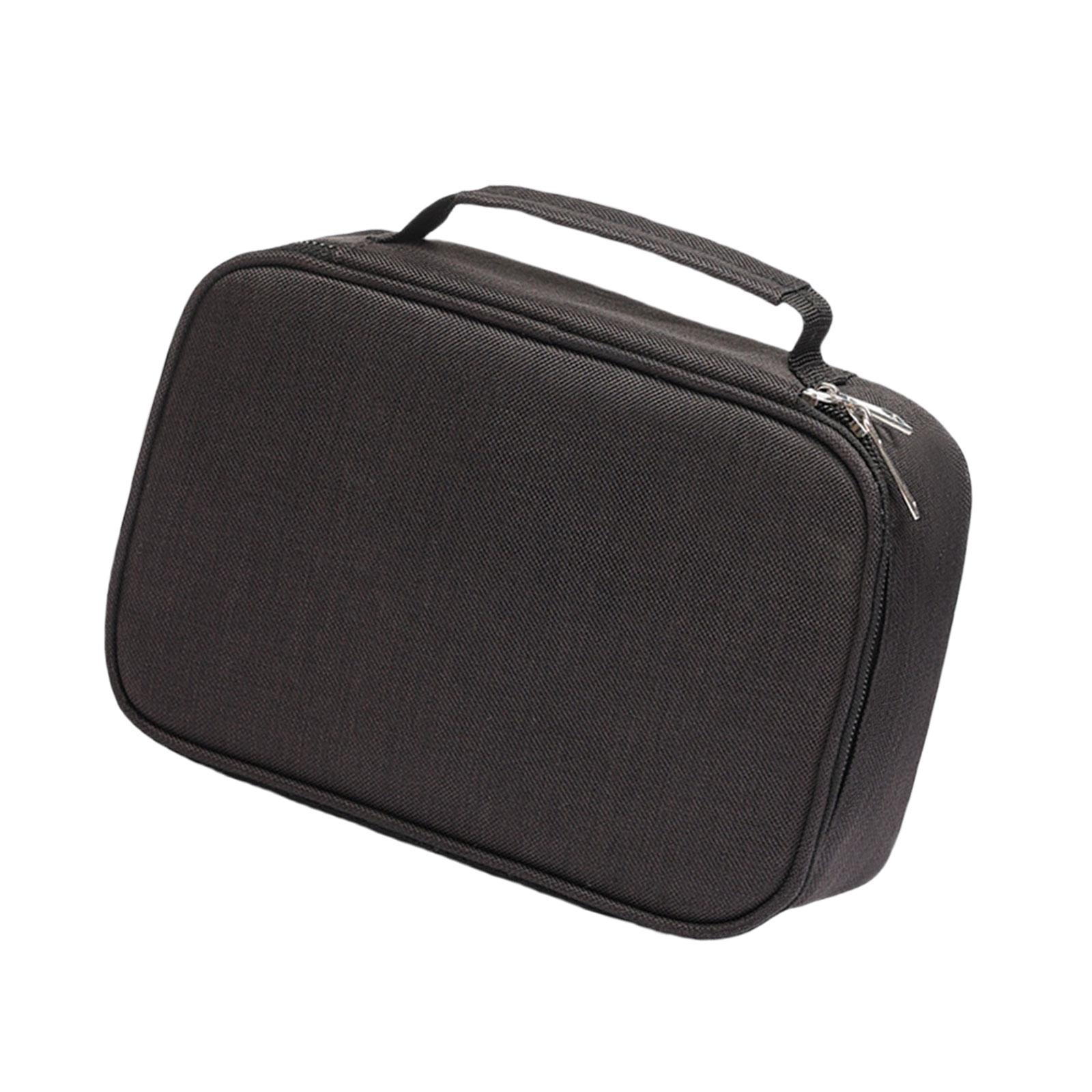 

Вместительный пенал, портативный многофункциональный пенал на молнии, 72 отделения, цветная сумка для карандашей с 2 съемными рукавами чёрный