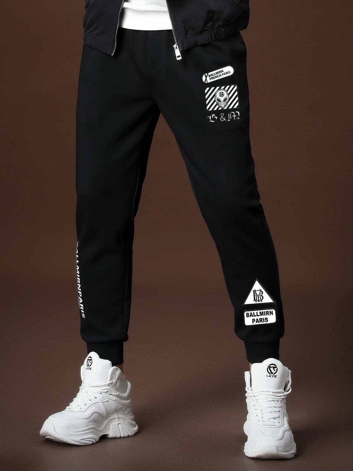 European Style Trendy Men s Jogger Pants 2025 Autumn New Fashion Brand Slim Fit Casual Pants for Men 3XL