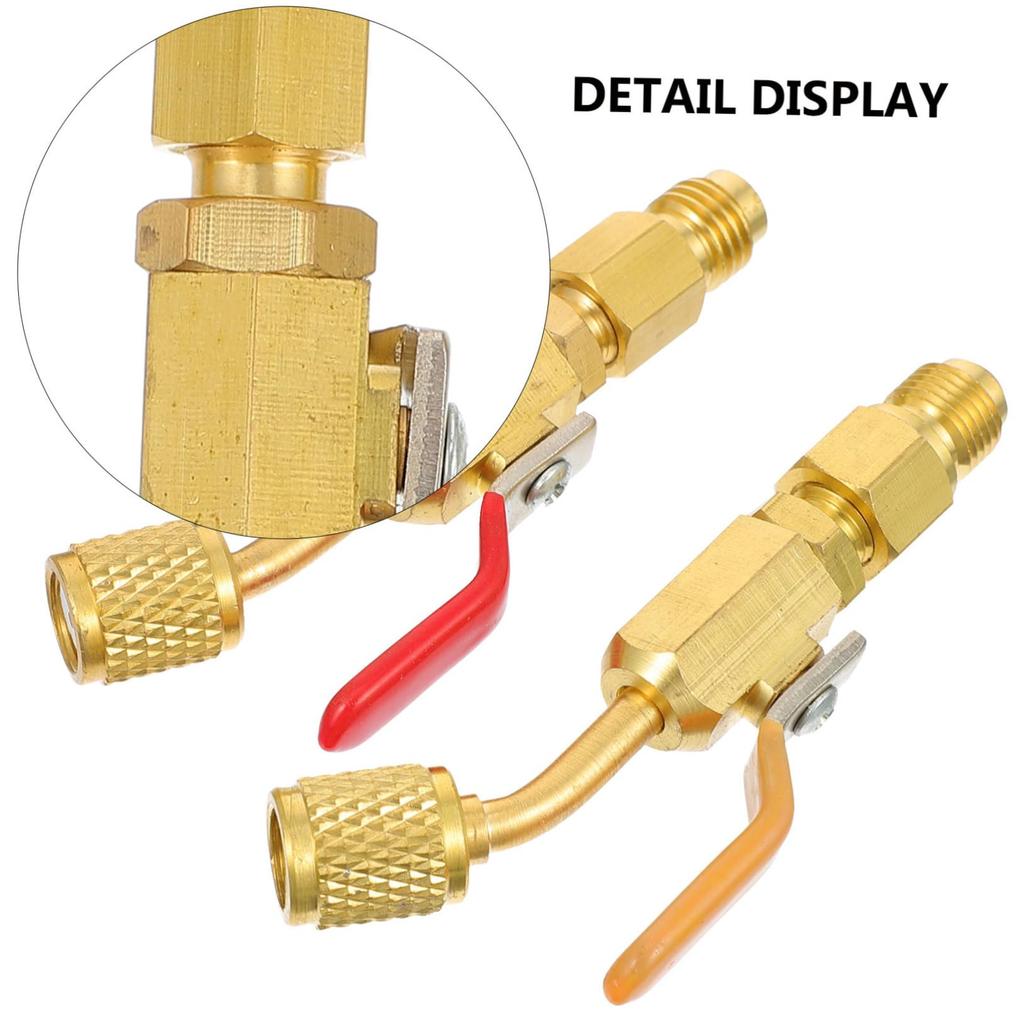 SUPVOX 3pcs Ball Valve Air Hose Vacuum Para Kit Leak Detector Spark Air