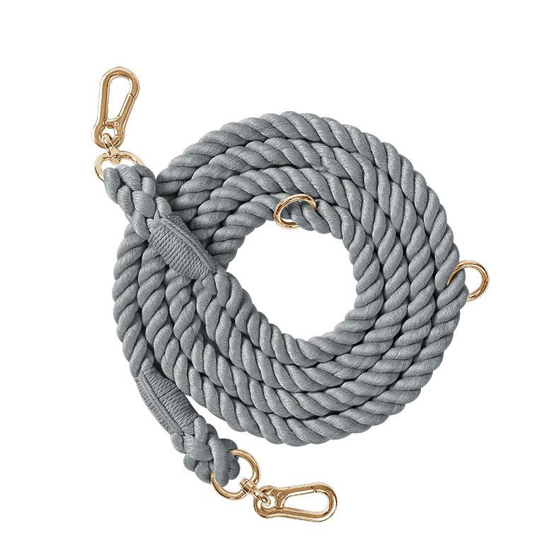 Dog Leash Handmade Braided Rope, 250cm Strong Cotton Rope Dog Leashes Heavy Duty Leash for Small Medium Large Dog Walks Training