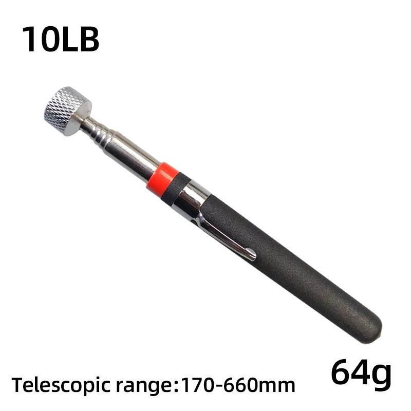 WD Retractable Magnetic Pick-Up Tool with Light and Inspection Mirror