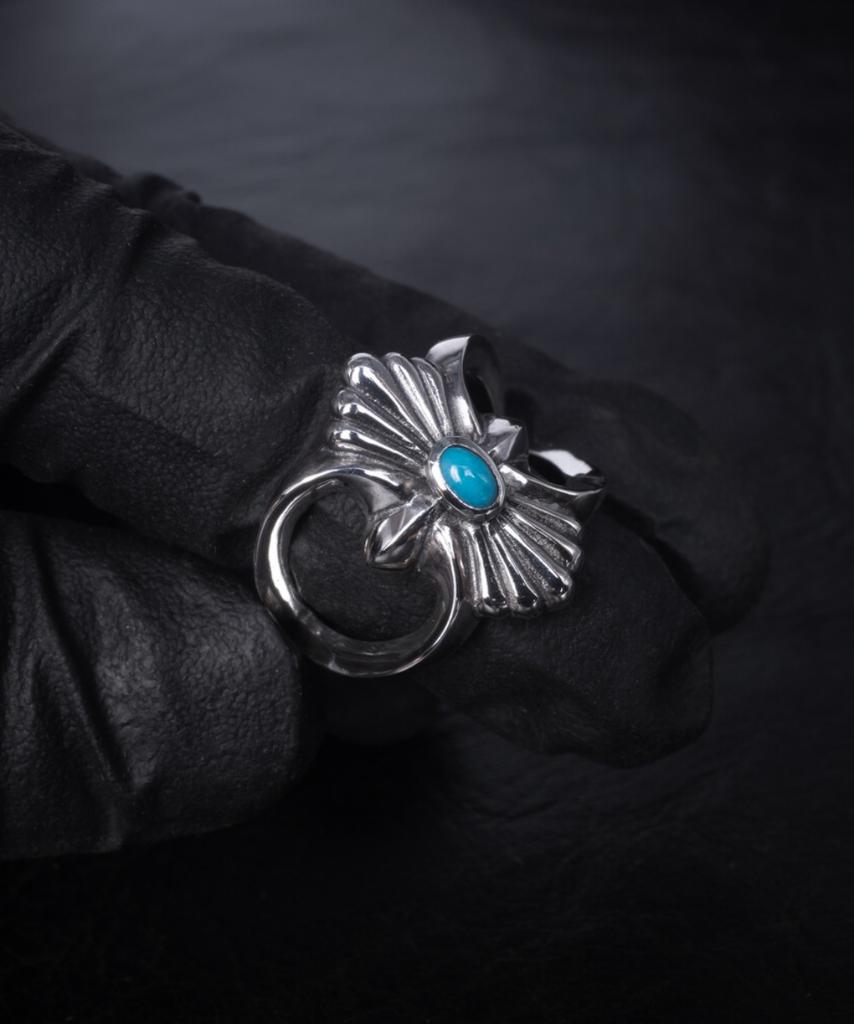 Josilver Morning Glory Ring (Turquoise)