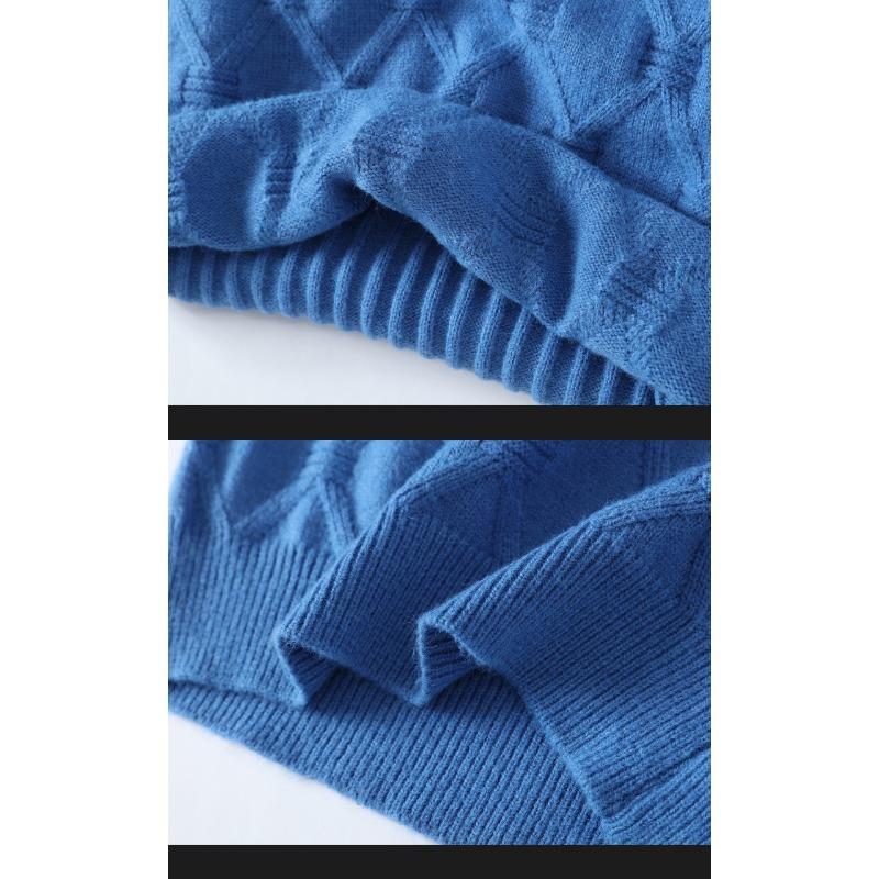 Men S Casual Solid Crew Neck Long Sleeve Pullover Knit Sweater