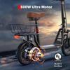 Electric Scooter iScooter i12 500W Motor 36V 7.5AH Full Suspension Top Speed 25Km/h Max Range 35Km Black