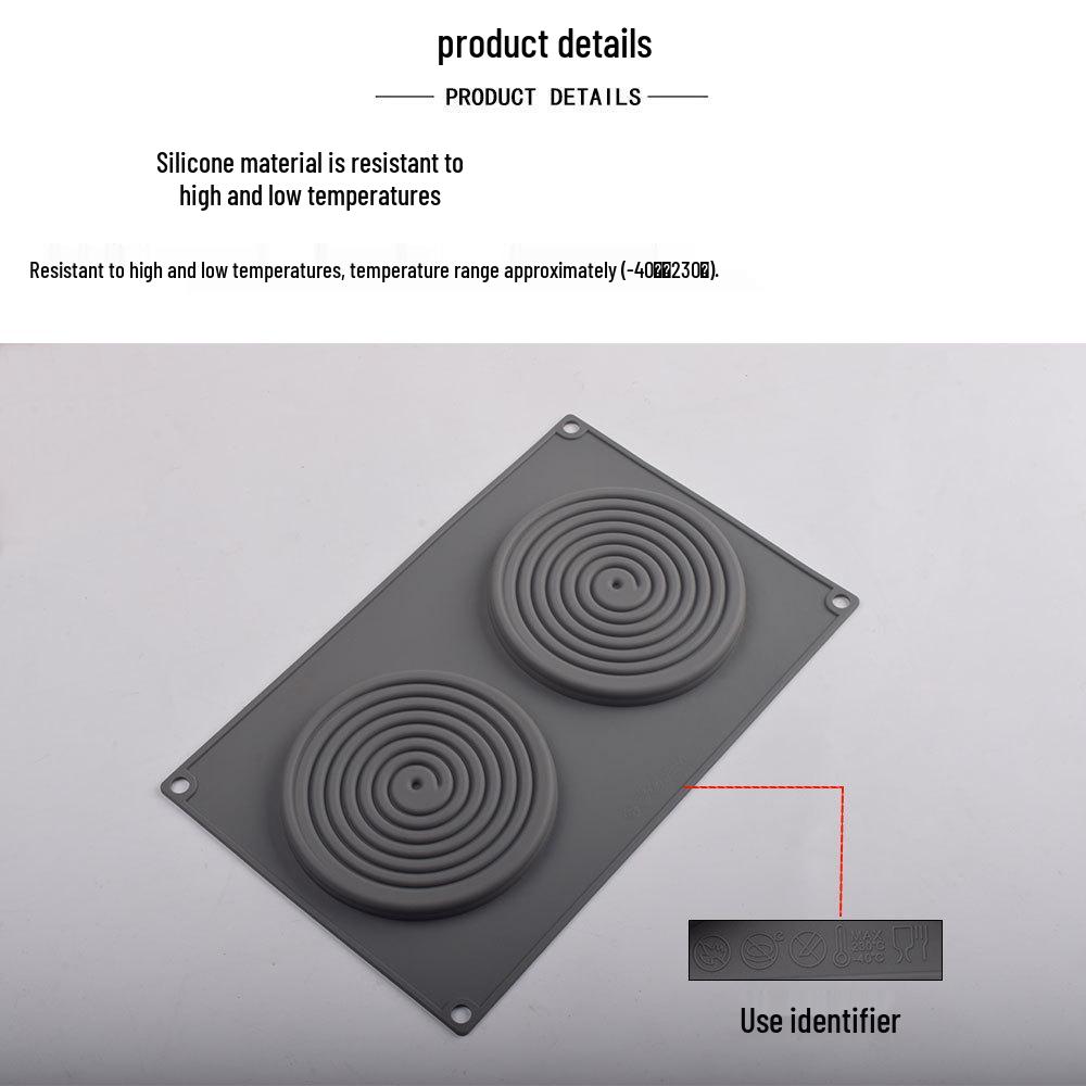 

Mosquito Coil Lollipop Silicone Mold - Chocolate, Candy, Cookie, Resin Mold DIY Red