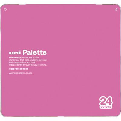 880 Unipalette Colored Pencils for Elementary School 24 Students, Pink, Colors, K88024CPLT.13