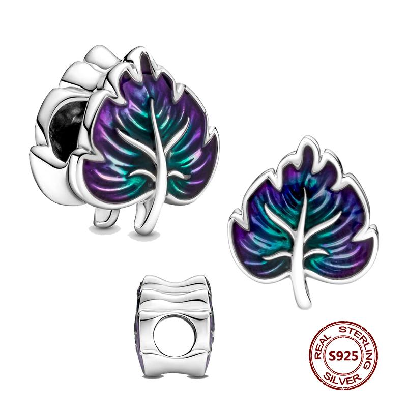 

Квіти талісмани Fit Браслети Соняшник 925 Срібло Тюльпан Сакура Ромашка Троянда Квіти Намистини Виготовлення прикрас своїми руками PJT674