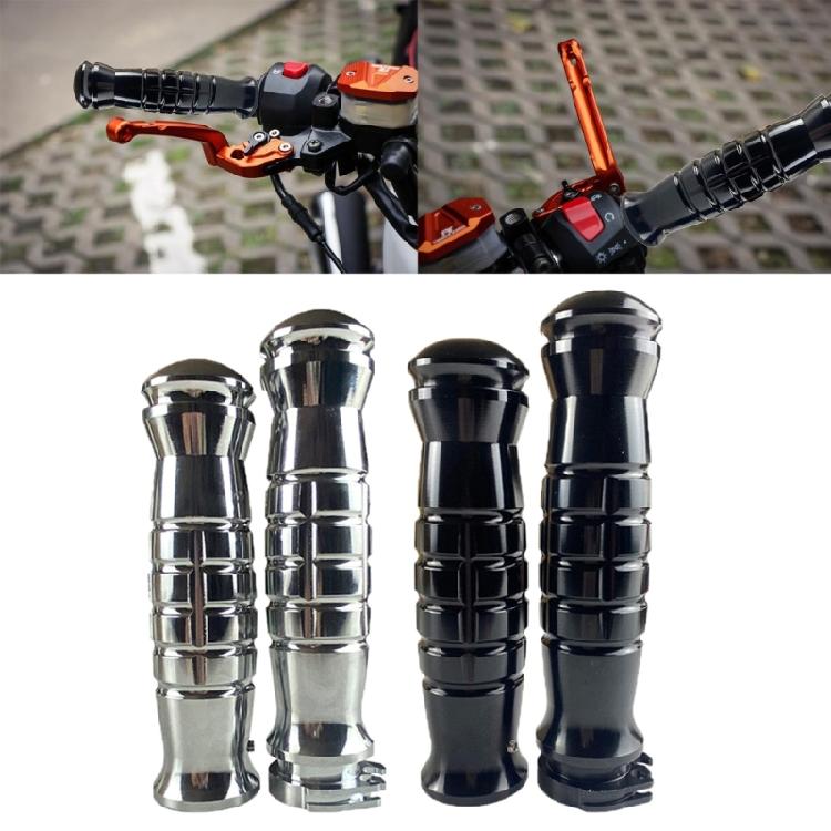 Aluminium Motorradgriffe für Lenker, Rutschfeste Designs, Verbesserte Ästhetik und Handling, Erhöhte Kontrolle & Haltbarkeit