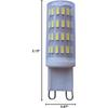 Low Voltage G9 LED Bulb Dimmable 12V 24V AC/DC, 5W 63LED 4014, 400-450 Lumen, for RV Camper Marine,Solar Power Light and Off Grid 2 Pack (Color :
