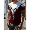 Men's T-shirts Outdoor Breathable Round Neck Short Sleeve Summer Shirt 3D Full Body Printed Unique Pattern, Casual Sports Street