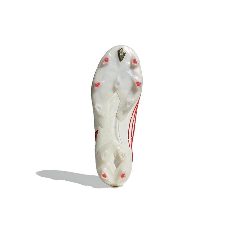 Adidas Predator Edge.1 L FG Firm Ground Natural Grass Durable Soccer Shoes Men Soccer Shoes White GV7390