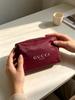 Gucci Ladies Makeup Bag Storage Bag, Red Canvas, Large Capacity, Convenient To Carry, Elegant, For Daily Use, Traveling, Versatile Style