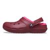 Crocs Zoccoli caldi, leggeri, comodi, a punta rotonda, slip-on da donna, color barbabietola 203591-6XH