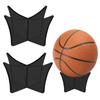 3 Stück Fußballständer Acryl Ballständer Fußballhalter Ballständer Display Acryl Ballständer für Fußball
